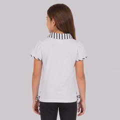 Camisa Polo do Corinthians Meia Malha Infantil - Foto 4