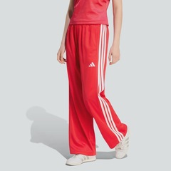 Calça adidas Dayready Wide Leg 3 Stripes Feminina - Foto 1
