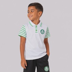 Camisa Polo do Palmeiras Malha Infantil - Foto 3