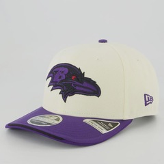 Boné Unissex New Era Baltimore Ravens 970 NFL Brasil Game Aba Reta - Foto 1
