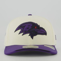 Boné Unissex New Era Baltimore Ravens 970 NFL Brasil Game Aba Reta - Foto 2