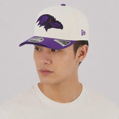 Boné Unissex New Era Baltimore Ravens 970 NFL Brasil Game Aba Reta - Foto 6