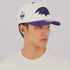 Boné Unissex New Era Baltimore Ravens 970 NFL Brasil Game Aba Reta - Foto 7
