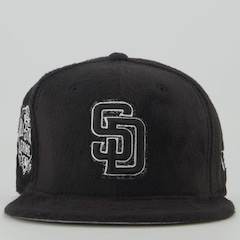 Boné Unissex New Era San Diego Padres 5950 MLB Aba Reta - Foto 2