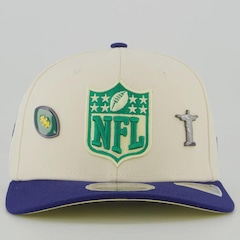 Boné Unissex New Era NFL Brasil Game 2026 Logo 970 Aba Reta - Foto 2