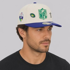 Boné Unissex New Era NFL Brasil Game 2026 Logo 970 Aba Reta - Foto 7