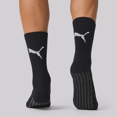 Meia Puma Sport Cano Médio com Antiderrapante Masculina - Foto 2