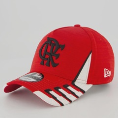 Boné Unissex New Era Flamengo 940 NFL Brasil Game 2026 Team Aba Curva - Foto 1