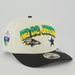 Boné Unissex New Era NFL Brasil Game 2026 Dual Wrdmrk Aba Reta - Foto 4