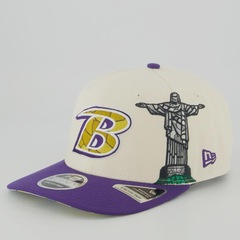 Boné Unissex New Era Baltimore Ravens 970 NFL Brasil Game 2026 Aba Curva - Foto 1