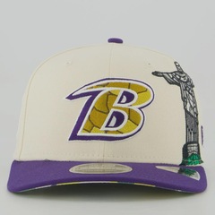 Boné Unissex New Era Baltimore Ravens 970 NFL Brasil Game 2026 Aba Curva - Foto 2