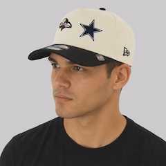 Boné Unissex New Era NFL Brasil Game 2026 940 Dual Aba Curva - Foto 6