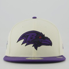 Boné Unissex New Era Baltimore Ravens 950 NFL Brasil Game Aba Reta - Foto 2
