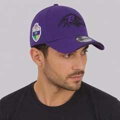 Boné Unissex New Era Baltimore Ravens 3930 NFL Brasil Game 2026 Aba Curva - Foto 6