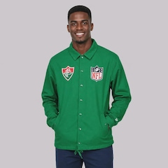 Jaqueta New Era Fluminense NFL Brasil Game 2026 Coach Masculina - Foto 1