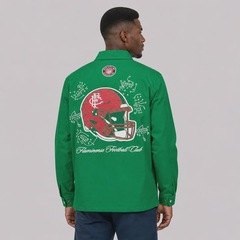 Jaqueta New Era Fluminense NFL Brasil Game 2026 Coach Masculina - Foto 4