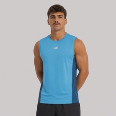 Camiseta Regata New Balance Fast Days Masculina - Foto 2