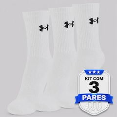 Kit 3 Pares de Meia Cano Alto Under Armour Tripack Feminina - Foto 5