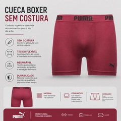 Cueca Boxer Puma Sem Costura - Adulto - Foto 3