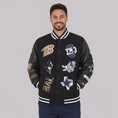 Jaqueta Masculina New Era NFL Brasil Game 2026 Varsity - Foto 1