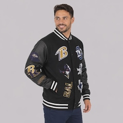 Jaqueta Masculina New Era NFL Brasil Game 2026 Varsity - Foto 2