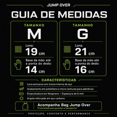 Kit Hand Grip Evolution 2.0 + Munhequeira Canelada - Jump Over - Foto 5