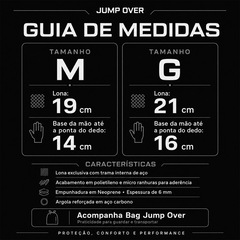 Kit Hand Grip Evolution 2.0 + Munhequeira Canelada - Jump Over - Foto 5