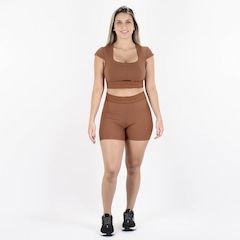 Bermuda Colcci Sport Elástico Perfect Velocity Feminina - Foto 1