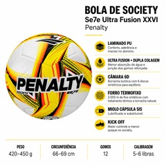 Bola Society Penalty SE7E Ultra Fusion XXVI - Foto 6
