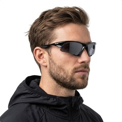Óculos de Sol Oakley Unissex Suture Jacket Prizm Black Polarized Unissex - Foto 3