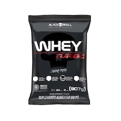 Refil Whey Turbo Black Skull 907g - Proteína Isolada - Foto 1