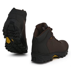 Bota Masculina Bull Terrier Adventure Couro Trilha - Foto 4