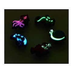 Jibbitz™ Crocs Criaturas Pequenas Brilham no Escuro Pack Com 5 Peças - Foto 2