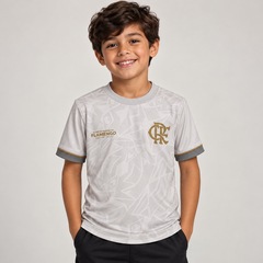 Camisa do Flamengo Basic Solares Braziline - Infantil - Foto 2