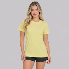 Camiseta Fila Regular Basic Outline Feminina - Foto 1