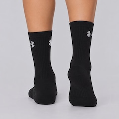 Kit 3 Pares de Meia Cano Alto Under Armour Tripack Feminina - Foto 2
