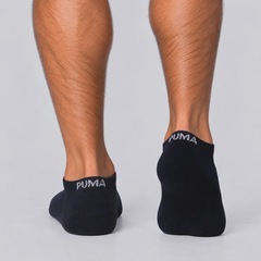Kit 2 Pares de Meia Cano Baixo Puma Sapatilha Everday Masculino - Foto 2