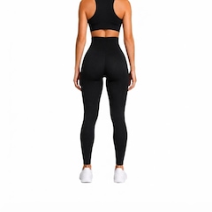 Calça Legging Feminina NFOX Canelada Fitness Empina Bumbum Academia - Foto 2