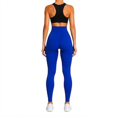 Calça Legging Feminina NFOX Canelada Fitness Empina Bumbum Academia - Foto 2
