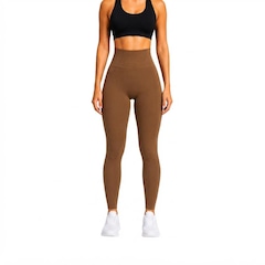 Calça Legging Feminina NFOX Canelada Fitness Empina Bumbum Academia - Foto 1