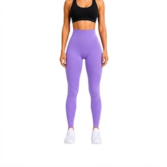 Calça Legging Feminina NFOX Canelada Fitness Empina Bumbum Academia - Foto 1