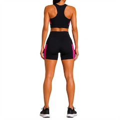 Kit Fitness Feminino NFOX Short com Bolso Lateral e Cropped Academia, Corrida, Ciclismo e Yoga - Foto 2