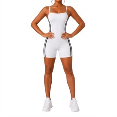 Macaquinho Fitness NFOX Listras Laterais Feminino Curto Academia Ioga - Foto 1