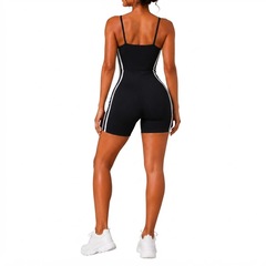 Macaquinho Fitness NFOX Listras Laterais Feminino Curto Academia Ioga - Foto 2