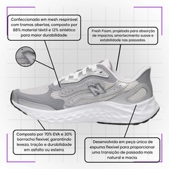 Tênis Feminino New Balance Fresh Foam Arishiv4 Tira Lux - Foto 6