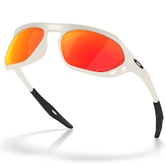 Óculos de Sol Oakley Cage Jacket Matte Mist Prizm Ruby - Foto 4