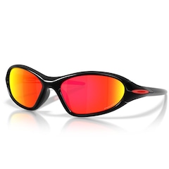 Óculos de Sol Oakley Portal Jacket Polished Black Prizm Ruby - Foto 1