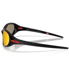 Óculos de Sol Oakley Portal Jacket Polished Black Prizm Ruby - Foto 2