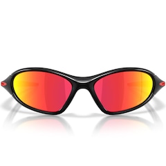 Óculos de Sol Oakley Portal Jacket Polished Black Prizm Ruby - Foto 3