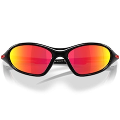 Óculos de Sol Oakley Portal Jacket Polished Black Prizm Ruby - Foto 7